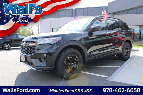Agate Black Metallic 2026 Ford Explorer Tremor