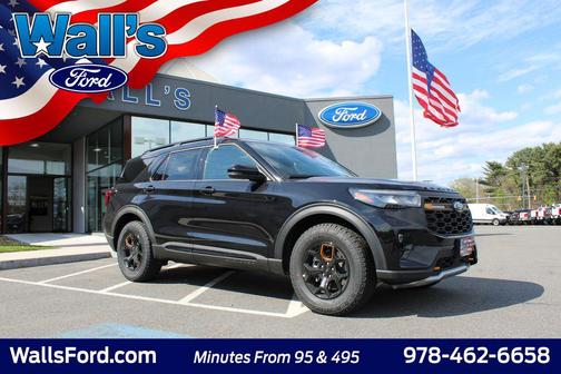 Agate Black Metallic 2026 Ford Explorer Tremor