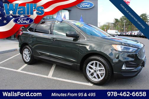Forged Green Metallic 2023 Ford Edge SEL