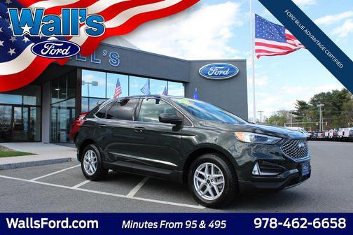 Forged Green Metallic 2023 Ford Edge SEL