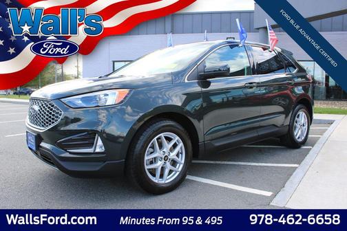 Forged Green Metallic 2023 Ford Edge SEL
