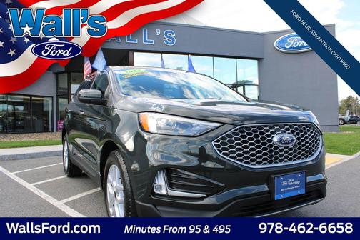 Forged Green Metallic 2023 Ford Edge SEL