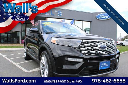 Agate Black Metallic 2022 Ford Explorer Platinum