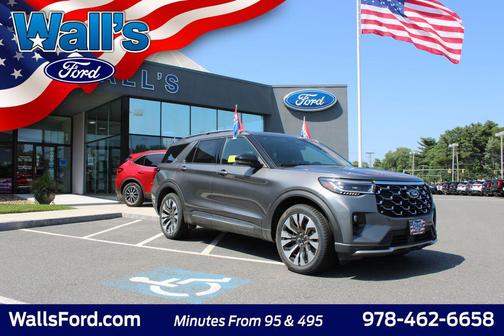 Carbonized Gray Metallic 2026 Ford Explorer Platinum