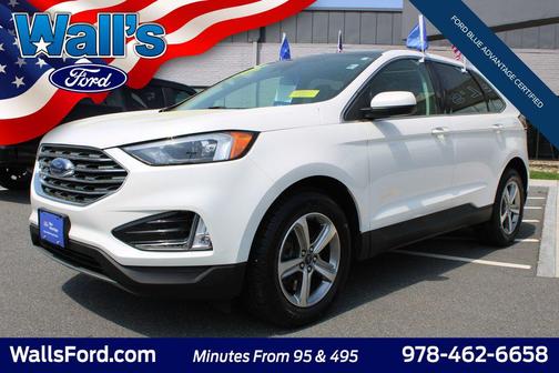 Star White Metallic Tri-Coat 2022 Ford Edge SEL