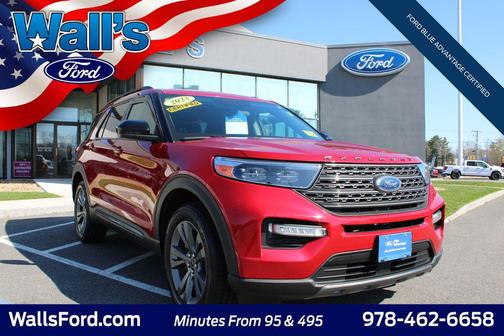 Rapid Red Metallic Tinted Clearcoat 2023 Ford Explorer XLT