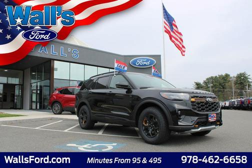 Agate Black Metallic 2026 Ford Explorer Tremor