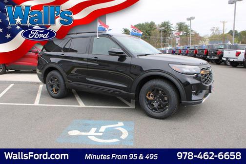 Agate Black Metallic 2026 Ford Explorer Tremor