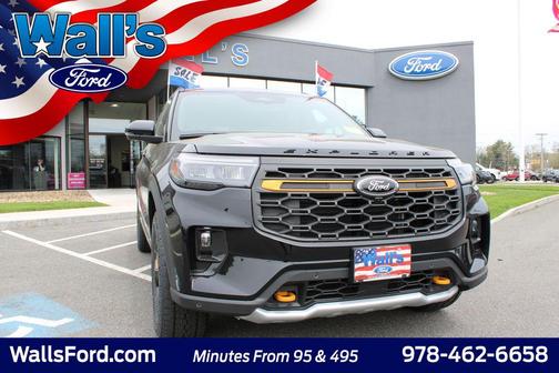 Agate Black Metallic 2026 Ford Explorer Tremor