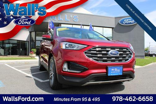 Ruby Red Metallic Tinted Clearcoat 2019 Ford Edge Titanium
