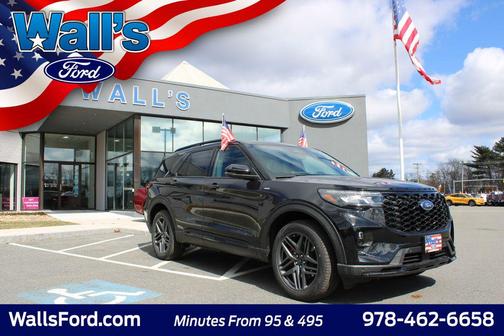 Agate Black Metallic 2026 Ford Explorer ST-Line