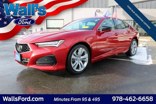Performance Red Pearl 2021 Acura TLX Technology