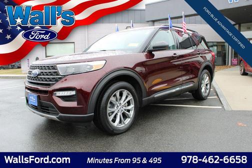 Burgundy Velvet Tinted Clearcoat 2022 Ford Explorer XLT