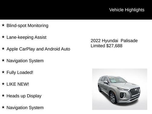 2022 Hyundai PALISADE Limited