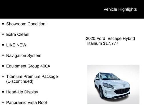 2020 Ford Escape Titanium