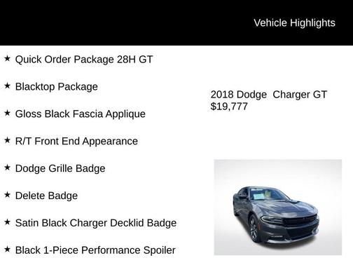 2018 Dodge Charger GT