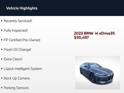 Individual Dravit Grey Metallic 2023 BMW i4 Gran Coupe eDrive35