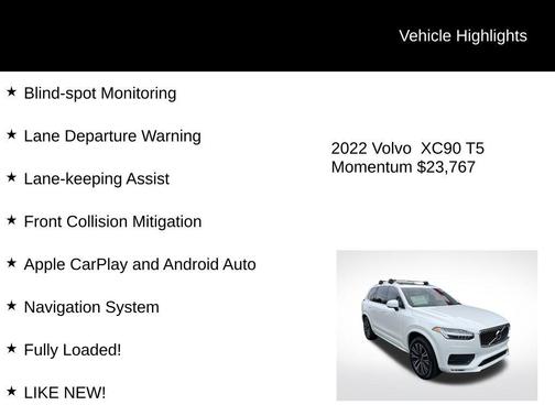 2022 Volvo XC90 T5 Momentum