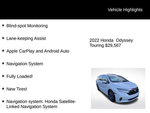 2022 Honda Odyssey Touring