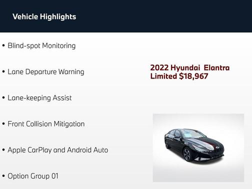 Phantom Black 2022 Hyundai ELANTRA Limited