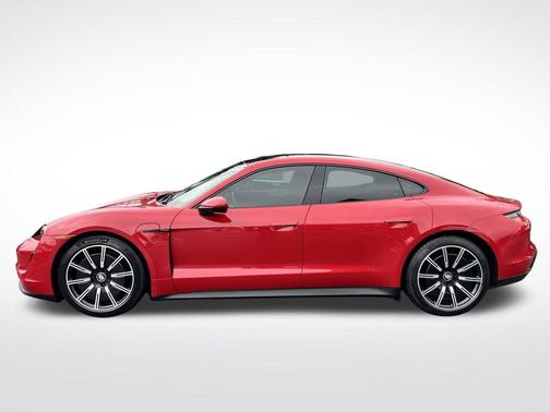 Carmine Red 2023 Porsche Taycan Base