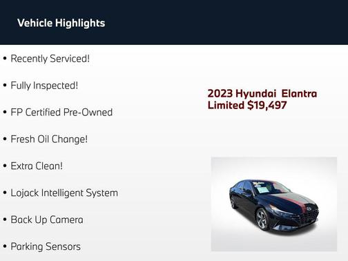 Phantom Black 2023 Hyundai ELANTRA Limited