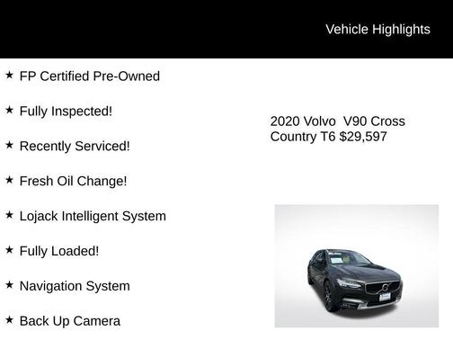 2020 Volvo V90 Cross Country T6