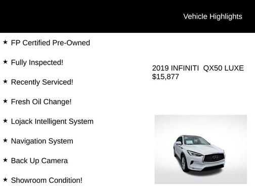 2019 INFINITI QX50 Luxe