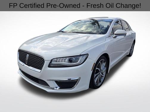 White Platinum Metallic Tri-Coat 2019 Lincoln MKZ Reserve I