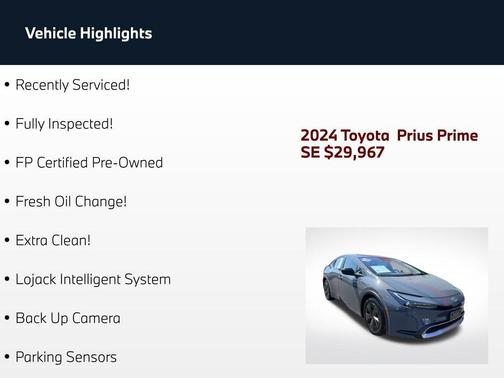 Guardian Gray 2024 Toyota Prius Prime SE