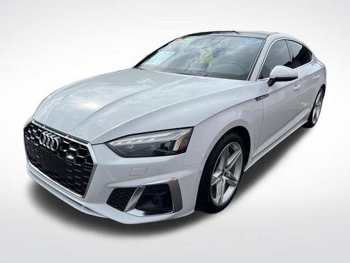 Glacier White Metallic 2022 Audi A5 Sportback 45 S Line Prestige