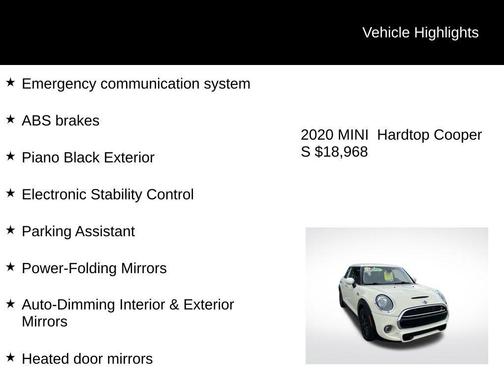 2020 MINI Hardtop Cooper S