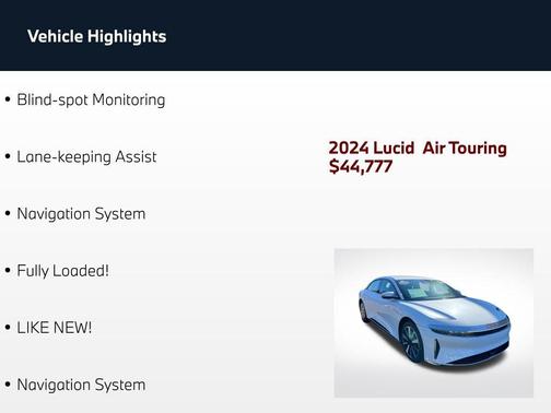 Stellar White Metallic 2024 Lucid Air Touring
