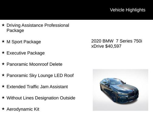 2020 BMW 750 i xDrive