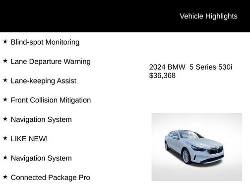 2024 BMW 530 530i
