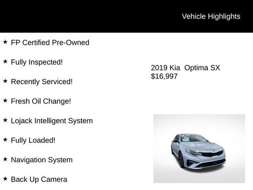 2019 Kia Optima SX Turbo