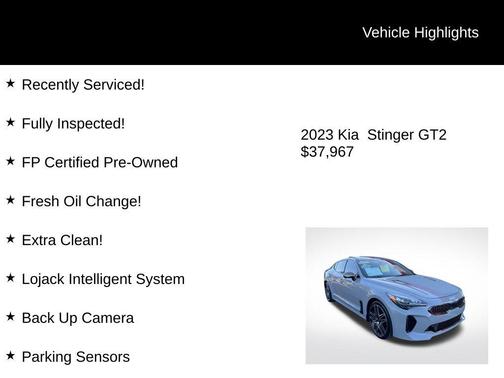 2023 Kia Stinger GT2