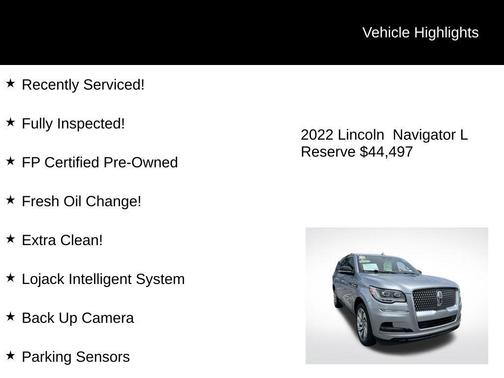 2022 Lincoln Navigator Reserve