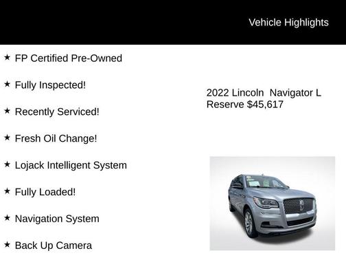 2022 Lincoln Navigator Reserve