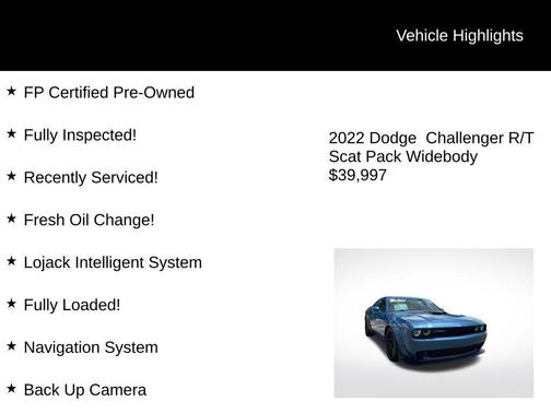 2022 Dodge Challenger R/T Scat Pack Widebody