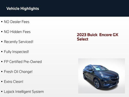 Ebony Twilight Metallic 2023 Buick Encore GX Select