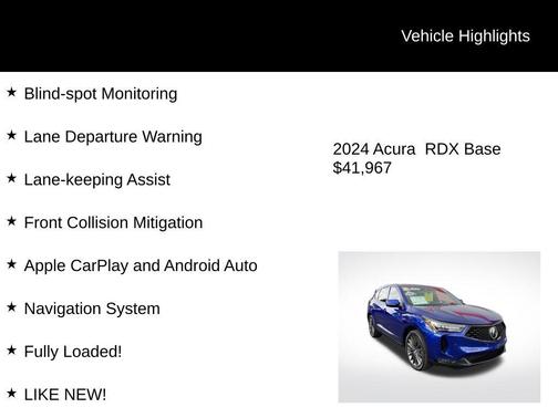 2024 Acura RDX A-Spec Advance Package