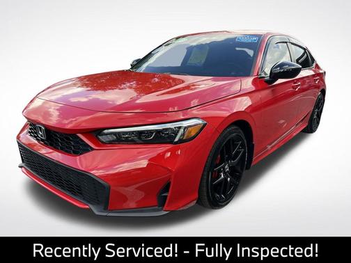 Rallye Red 2025 Honda Civic Hybrid Sport