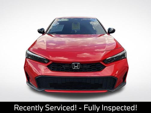Rallye Red 2025 Honda Civic Hybrid Sport