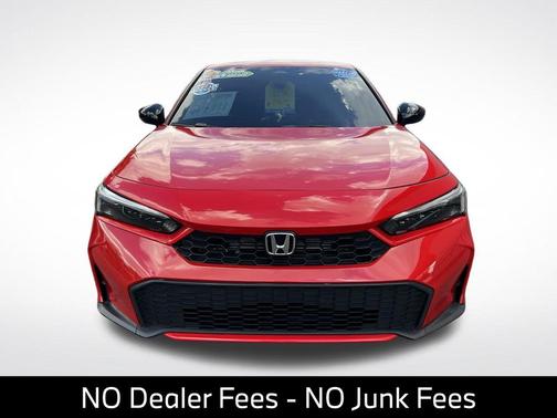Rallye Red 2025 Honda Civic Hybrid Sport