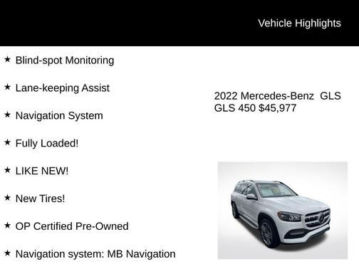 2022 Mercedes-Benz GLS 450 4MATIC
