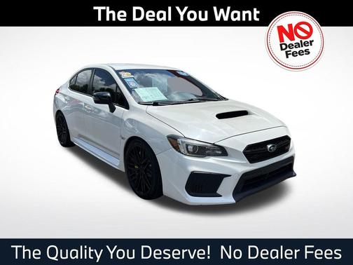 Crystal White Pearl 2018 Subaru WRX STI Base