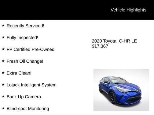 2020 Toyota C-HR LE