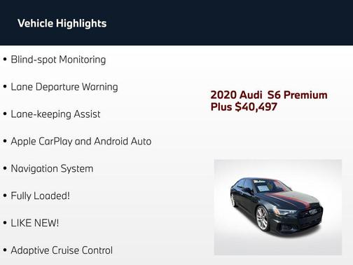 Vesuvius Gray Metallic 2020 Audi S6 2.9T Premium Plus