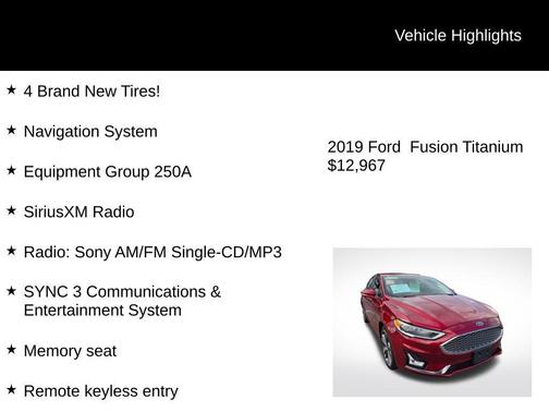2019 Ford Fusion Titanium